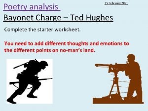 Bayonet charge analysis