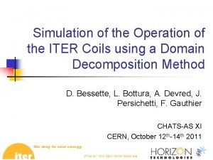 Simulation of the Operation of the ITER Coils