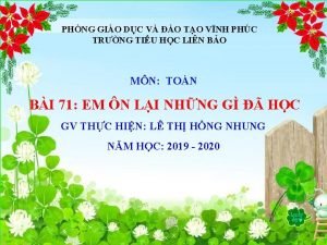 PHNG GIO DC V O TO VNH PHC