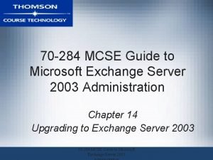 Mcse exchange server Mcse exchange server