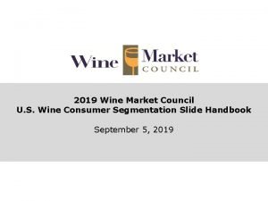 Wine consumer demographics