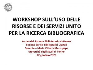 Bibliopass unito