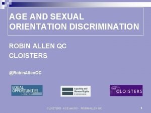 Robin allen qc