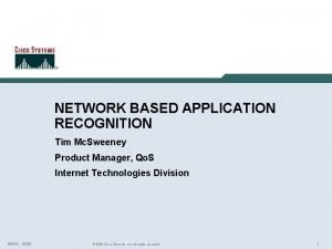 What is network based application recognition