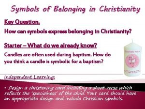 Belonging symbols