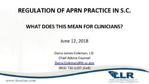 Sc aprn license