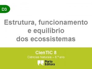 Funcionamento dos ecossistemas