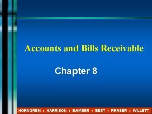 What is bills receivable with example