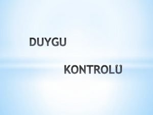 Temel duygular Temel duygular