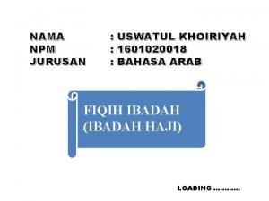 Syarat sah haji