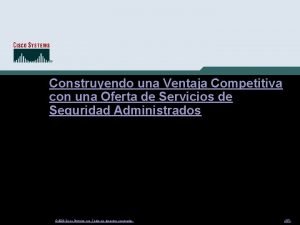 Construyendo una Ventaja Competitiva con una Oferta de