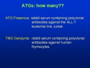 Atg fresenius