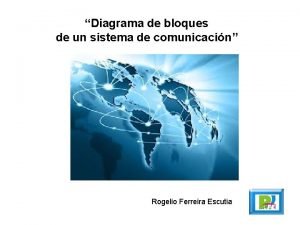 Diagrama de bloques sistema de comunicacion