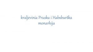 Habsburška monarhija