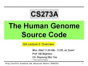 Human genome project source code