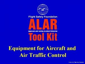 Equipment for Aircraft and Air Traffic Control 2000 Equipment for Aircraft and Air Traffic Control 2000