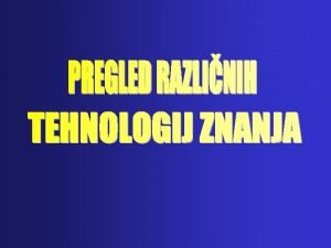 Poudarek Avtomatizacija reevanja odloitvenih problemov Podroje uporabe raunalnikov