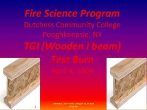 Fire Science Program Dutchess Community College Poughkeepsie NY