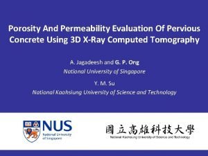 Permeability test of pervious concrete
