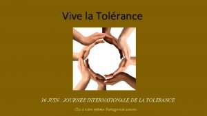 Tolrance