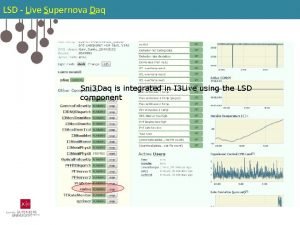 LSD Live Supernova Daq Sni 3 Daq is