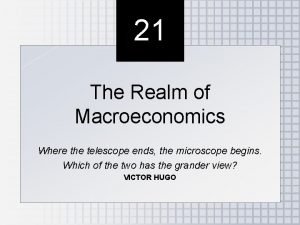 Macroeconomics Macroeconomics