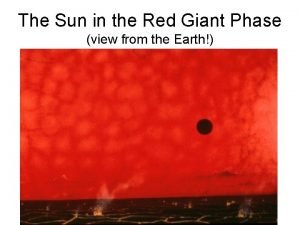 Red giant phase
