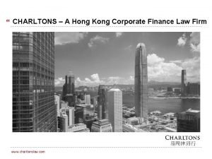 Corporate finance law firm hong kong