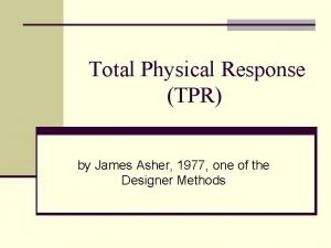 Tpr james asher