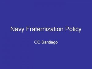 Navy fraternization policy