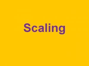 Scaling Survey Research Questionnaires and Interviews Both experimental