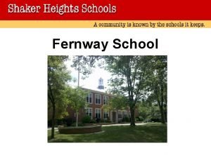 Fernway school