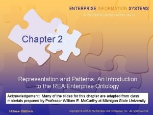 ENTERPRISE INFORMATION SYSTEMS A PATTERN BASED APPROACH Chapter