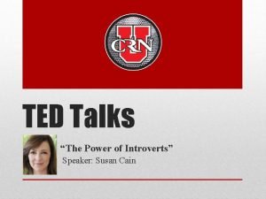 Ted talk the power of introverts