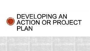 Set a goal Why SelfGovernance Identify action steps