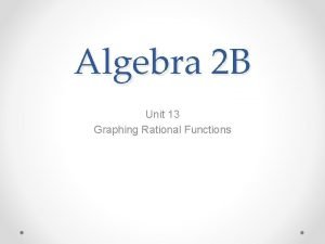 Algebra 2b unit 4