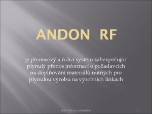 Andon system