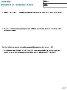 Endothermic and exothermic worksheet