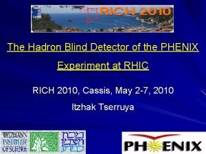 The Hadron Blind Detector of the PHENIX Experiment
