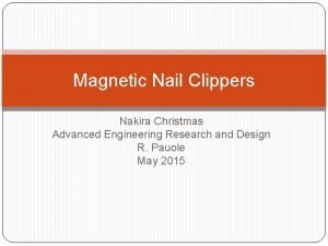 Magnetic Nail Clippers Nakira Christmas Advanced Engineering Research