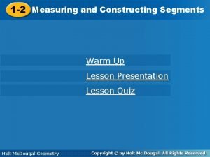 1-2 measuring and constructing segments lesson quiz answers
