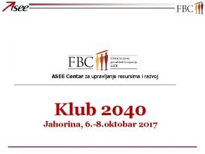 ASEE Centar za upravljanje resursima i razvoj Klub