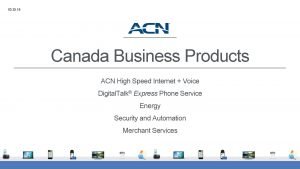 03 25 19 Canada Business Products ACN High