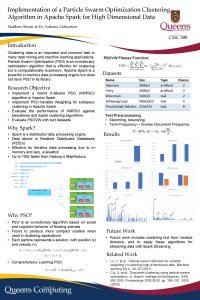 Implementation of a Particle Swarm Optimization Clustering Algorithm