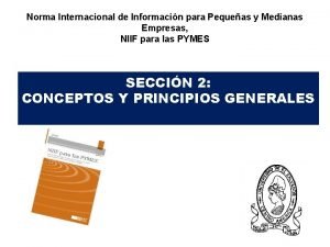 Norma Internacional de Informacin para Pequeas y Medianas