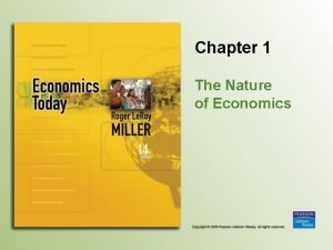 Chapter 1 The Nature of Economics Introduction Rhesus