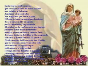 Santa maria madre nuestra Santa maria madre nuestra