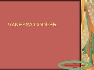 VANESSA COOPER www laboutiquedelpowerpoint com www laboutiquedelpowerpoint com