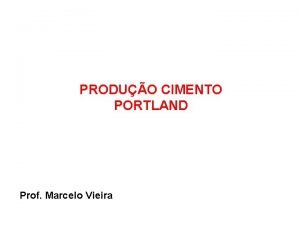 Fluxograma processo de fabricação do cimento