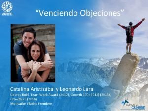 Venciendo Objeciones Catalina Aristizbal y Leonardo Lara Lideres